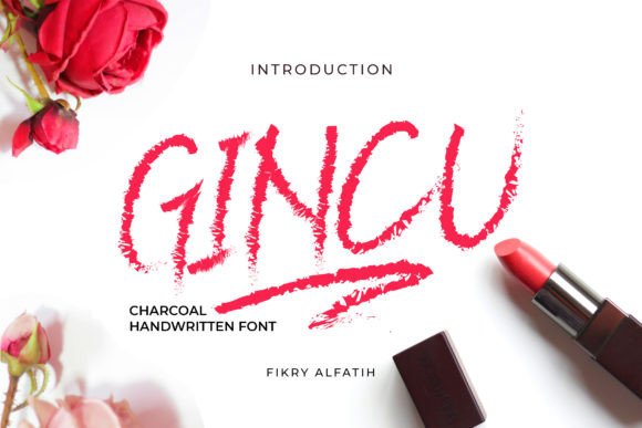 Gincu creepy horror font