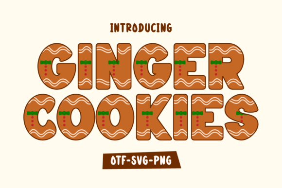 Ginger Cookies Christmas font