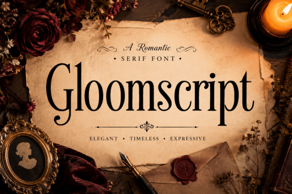 Gloomscript Halloween font