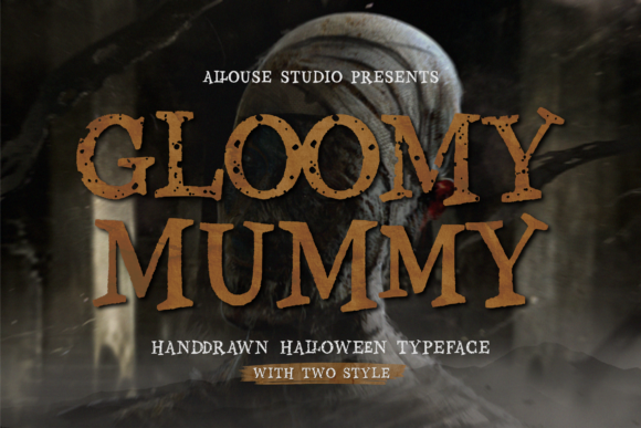 Gloomy Mummy Halloween font