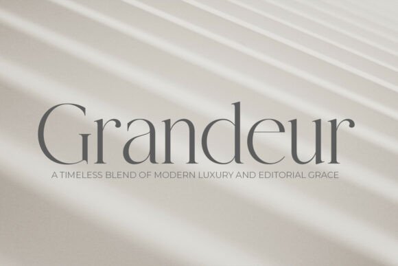 Grandeur font