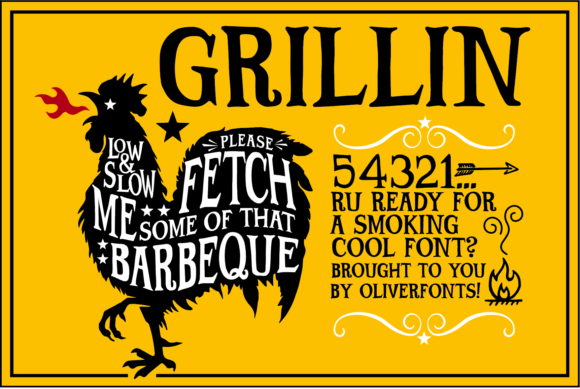 Grillin free font