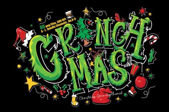 Grinchmas Christmas font