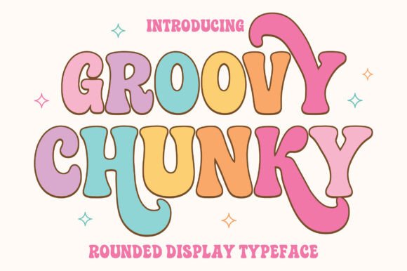 Groovy Chunky bubble font