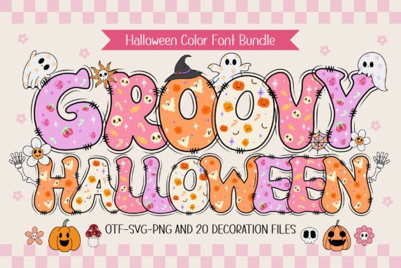 Groovy Halloween (Color) Halloween font