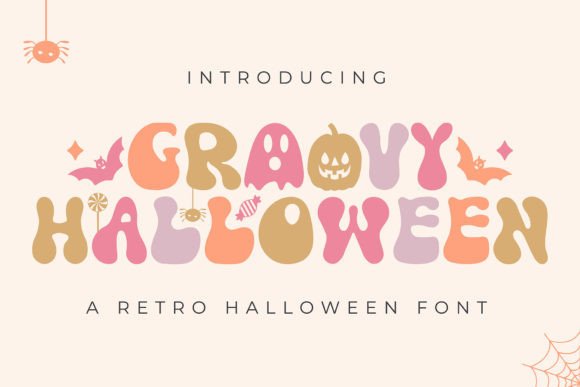Groovy Halloween (Retro Display) Halloween font
