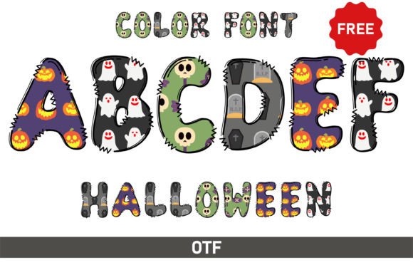 Halloween (Color, Kid-Friendly) Halloween font