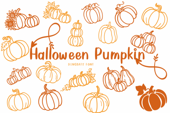 Halloween Pumpkin (Dingbats) Halloween font