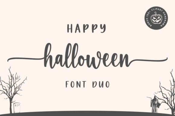 Happy Halloween Duo Halloween font