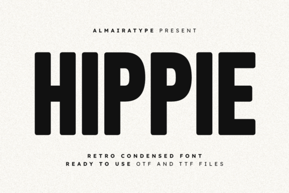 Hippie bubble font