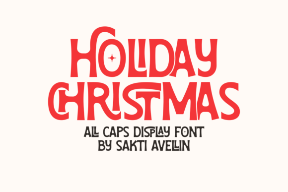 Holiday Christmas Christmas font