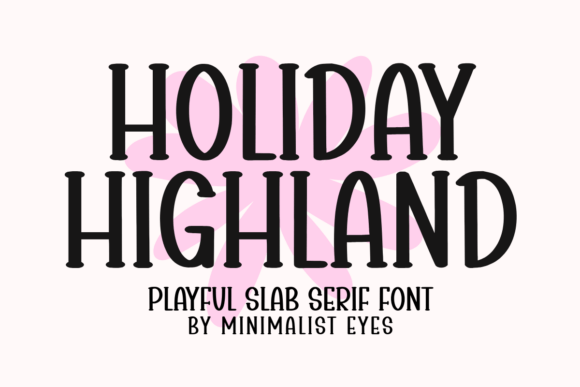 Holiday Highland Christmas font