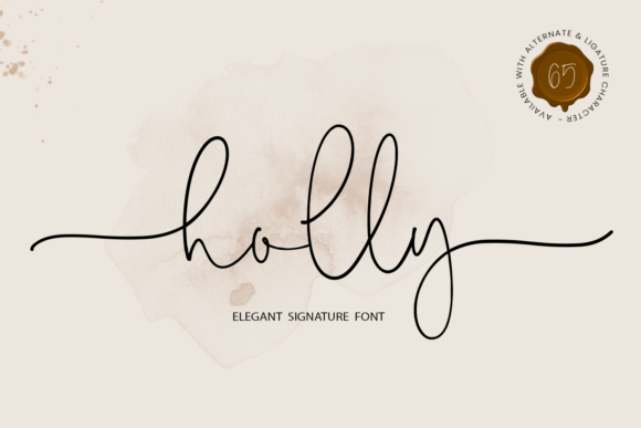 Holly Christmas font