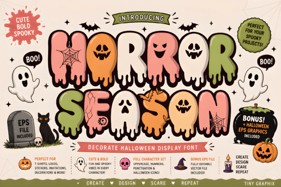 Horror Season creepy horror font
