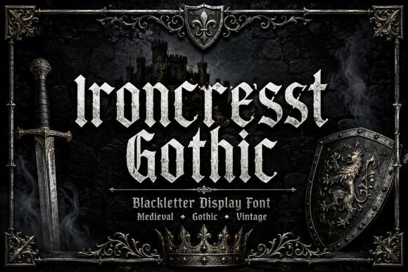 Ironcrest Gothic gothic blackletter font