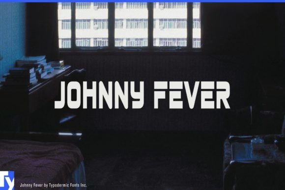 Johnny Fever font sample