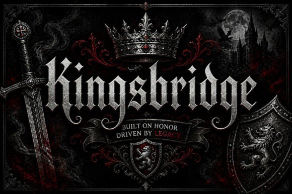 Kingsbridge tattoo font