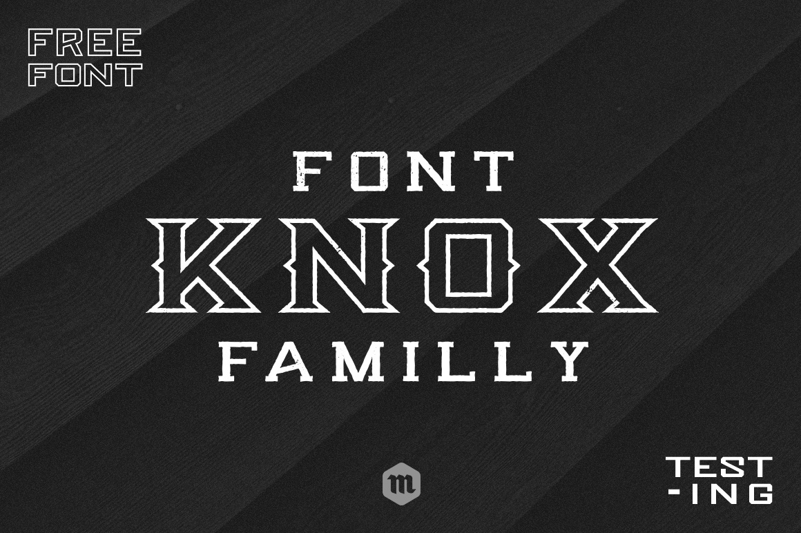 Knox free font