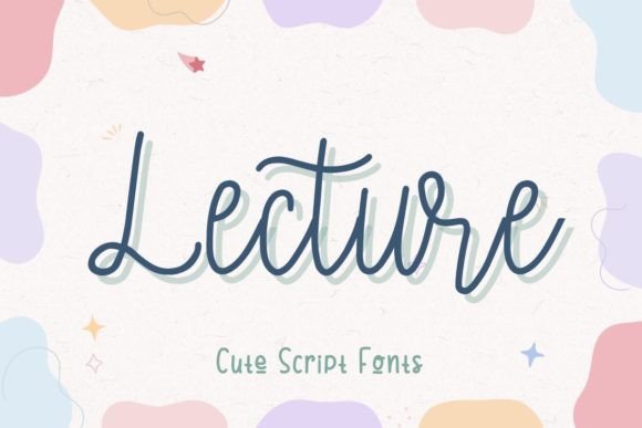 Lecture free font