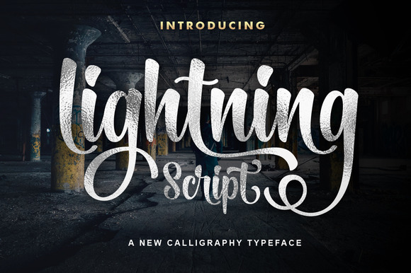 Lightning Script free font