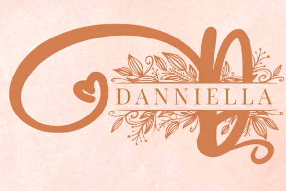 Love Eberline Monogram Font Christmas font