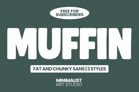 Muffin bubble font