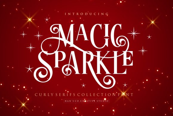 Magic Sparkle Christmas font