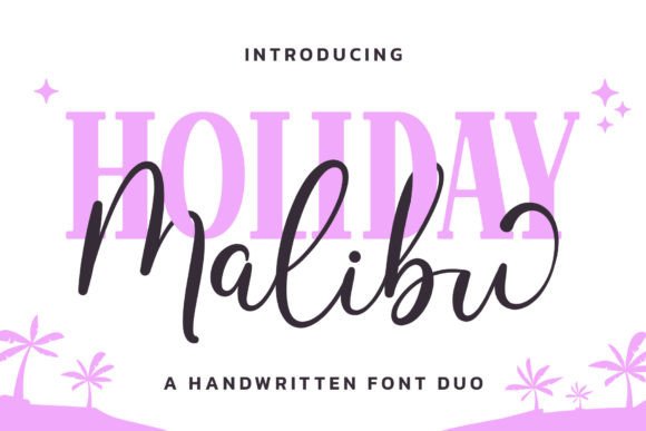 Malibu Holiday Duo Christmas font