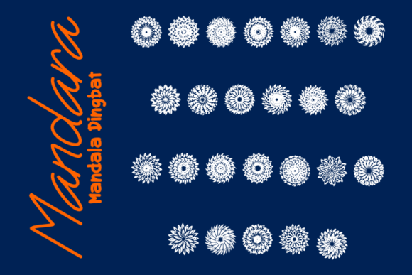 Mandara free font