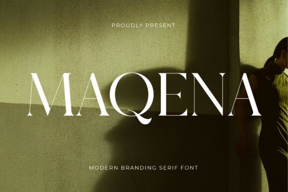 Maqena font sample