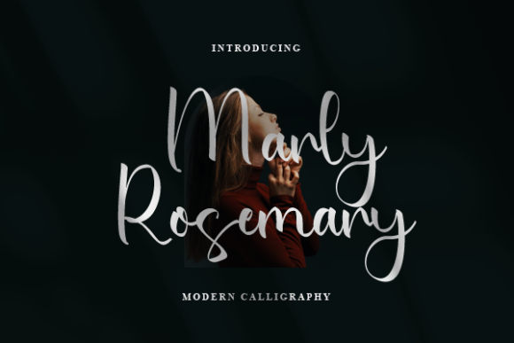 Marly Rosemary bubble font