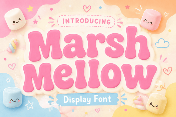 Marshmellow font sample
