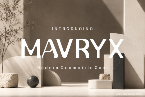 Mavryk font sample