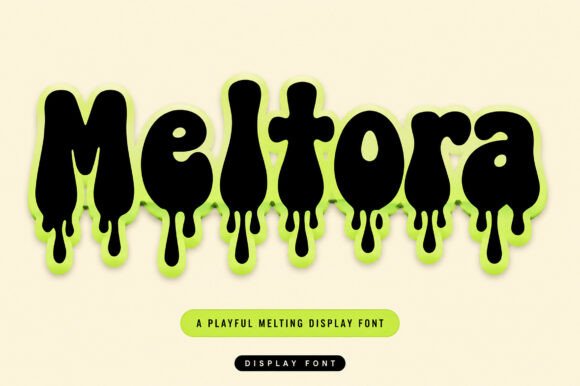 Meltora font sample
