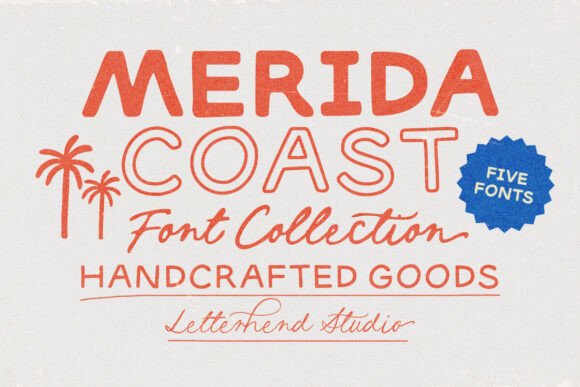 Merida Coast font sample