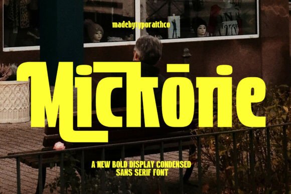 Mickorie font sample