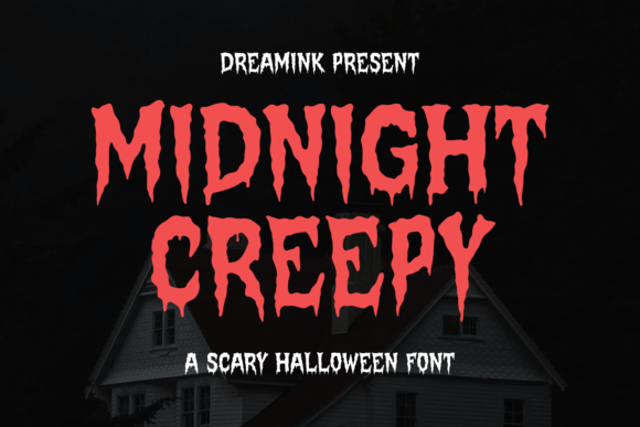 Midnight Creepy creepy horror font