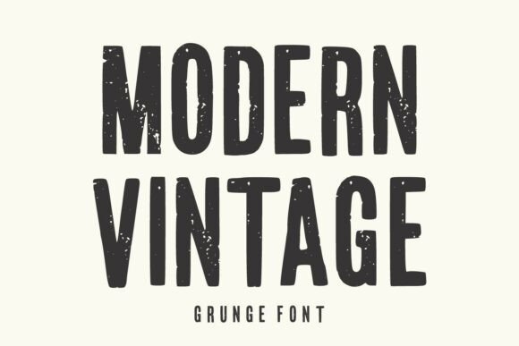 Modern Vintage tattoo font