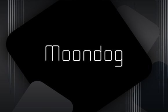 Moondog font sample