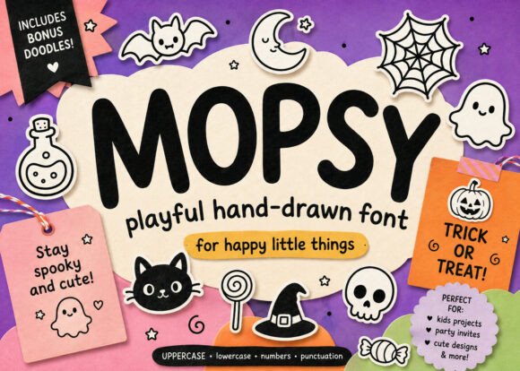 Mopsy font sample