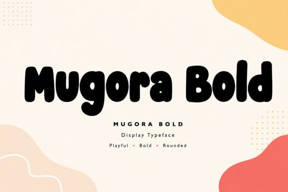 Mugora Bold font sample