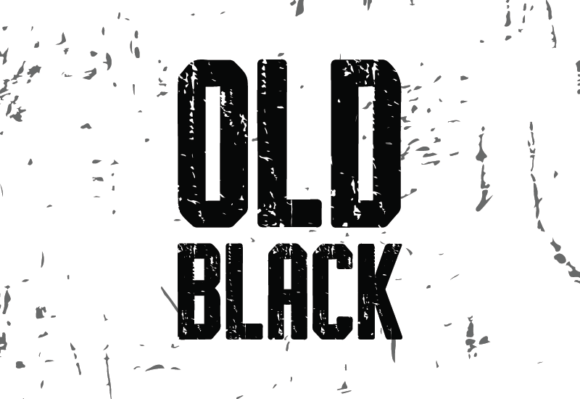 Old Black font sample