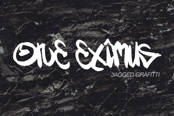 One Eximus tattoo font