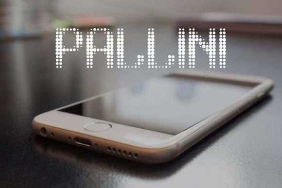 Pallini font sample