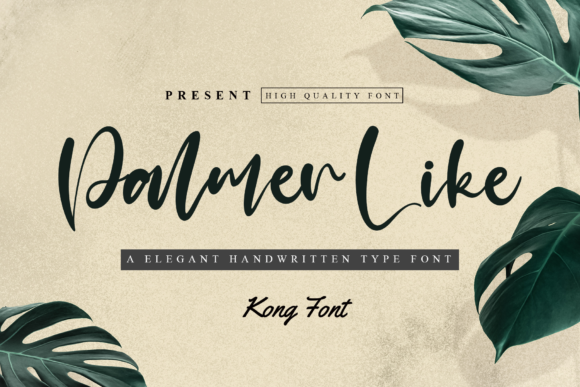 Palmer Like bubble font