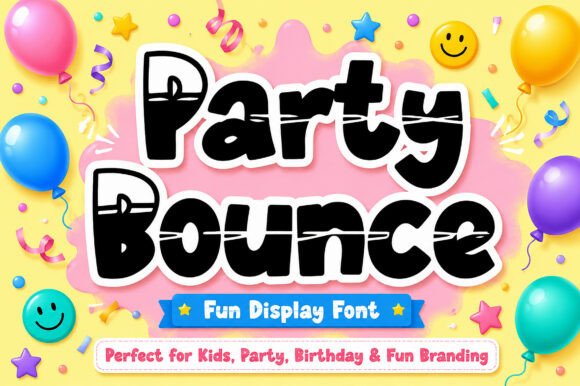 Party Bounce Christmas font
