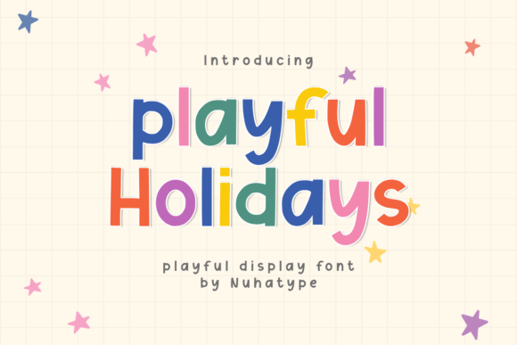 Playful Holidays Christmas font