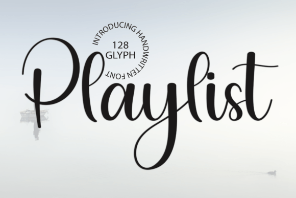 Playlist Christmas font