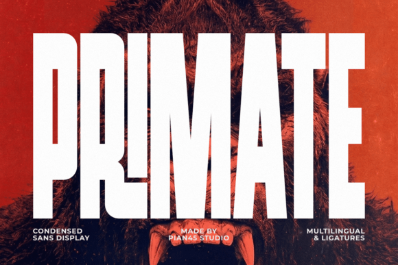 Primate font sample