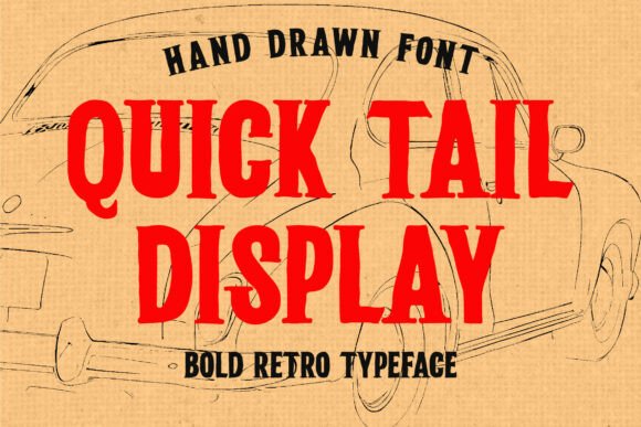 Quick Tail font sample